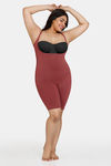 Zivame All Day Seamless Knee Length Bodysuit - Wild Ginger — thumbnail 10